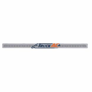 25-5/16" Stainless Light Bracket With 2X 14 LED 12" Light Bars - Red LED/Clear Lens - United Pacific 20784