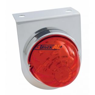 Stainless Light Bracket With 17 LED Watermelon Light - Red LED/Red Lens - United Pacific 32319