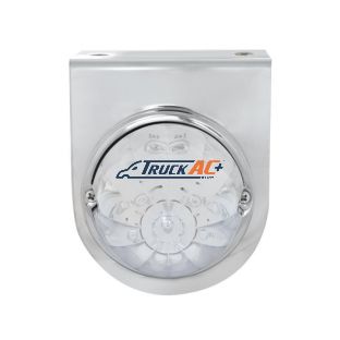 Stainless Light Bracket With 17 LED Watermelon Light - Red LED/Clear Lens - United Pacific 32321