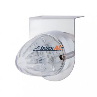 Stainless Light Bracket With 19 LED Watermelon Light - Amber LED/Clear Lens - United Pacific 37882