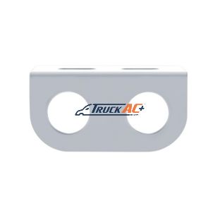 Stainless Mini Light Bracket With Two 13/16" Round Cutouts - United Pacific 20851B