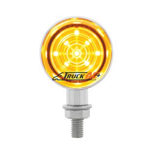 9 LED Dual Function Mini Bullet Light - Amber LED/ Amber Lens - United Pacific 36859