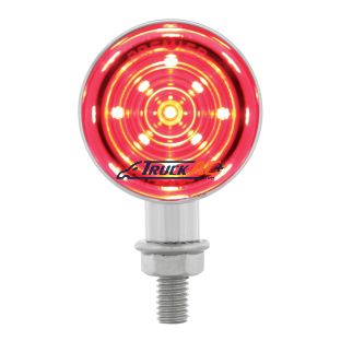 9 LED Mini Bullet Light - Red LED/Red Lens - United Pacific 36997