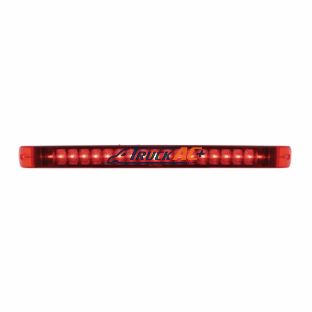 19 LED 17" Light Bar (Stop, Turn & Tail) -Red LED & Lens - United Pacific 36887