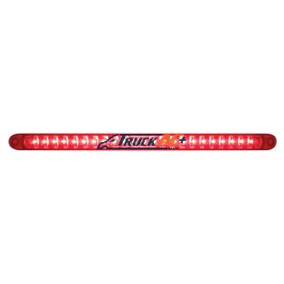 23 SMD LED 17-1/4" Reflector Light Bar Only (Stop, Turn & Tail) - Red LED/Red Lens - United Pacific 37090