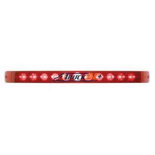 11 LED 17" Light Bar Only (Stop, Turn & Tail) - Red LED/Red Lens - United Pacific 38469