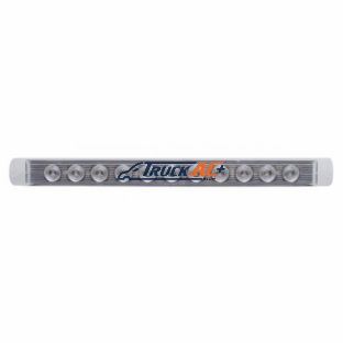 11 LED 17" Light Bar Only (Stop, Turn & Tail) - Red LED/Clear Lens - United Pacific 38470B
