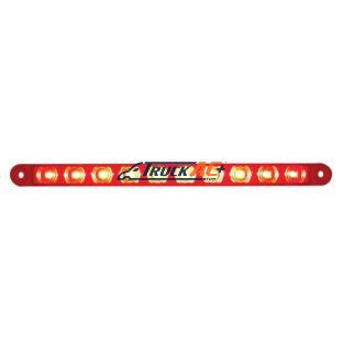 10 LED 9" Light Bar (Stop, Turn & Tail) - Red LED/Red Lens - United Pacific 38943