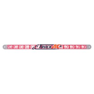 14 LED 12" Light Bar (Stop, Turn & Tail) - Red LED/Clear Lens - United Pacific 38949