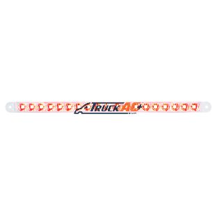 19 LED 12" Reflector Light Bar (Stop, Turn & Tail) - Red LED/Clear Lens - United Pacific 39776B
