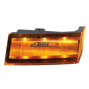 A06-90212-002, A06-90212-005, 6 LED Amber Turn Signal Light For 2018-2025 Freightliner Cascadia - Driver -Competition Series - United Pacific 36006