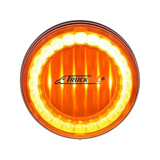 30 LED 4" Round Lumos Light I-Series (Turn Signal) - Amber LED/Amber Lens - United Pacific 36086