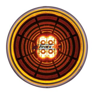 13 LED 4" Round Abyss Light (Turn Signal) - Amber LED/Amber Lens - United Pacific 36565