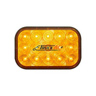 15 LED Rectangular Turn Signal Light - Amber LED/Amber Lens - United Pacific 38746