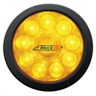 10 LED 4" Turn Signal Light Kit - Amber LED/Amber Lens - United Pacific 38771BAK