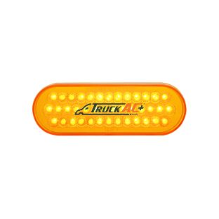 40 LED Oval Turn Signal Light - Amber LED/Amber Lens - United Pacific 38784