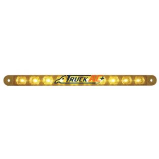 10 LED 9" Turn Signal Light Bar - Amber LED/Amber Lens - United Pacific 38942B