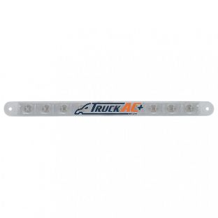 10 LED 9" Turn Signal Light Bar - Amber LED/Clear Lens - United Pacific 38944B
