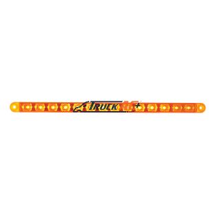 14 LED 12" Turn Signal Light Bar - Amber LED/Amber Lens - United Pacific 38946B