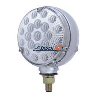 42 LED Reflector Double Face Turn Signal Light - Amber & Red LED/Clear Lens - United Pacific 39439