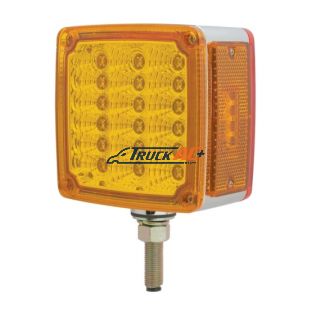 39 LED Reflector Double Face Turn Signal Light (Driver) - Amber & Red LED/Amber & Red Lens - United Pacific 39680