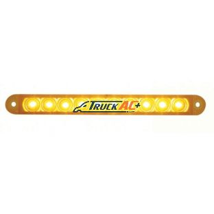10 LED 6-1/2" Turn Signal Light Bar - Amber LED/Amber Lens - United Pacific 39684B