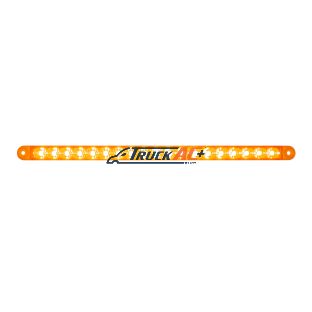 19 LED 12" Reflector Turn Signal Light Bar - Amber LED/Amber Lens - United Pacific 39773B