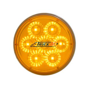 7 LED 4" Reflector Turn Signal Light - Amber LED/Amber Lens - United Pacific 39973
