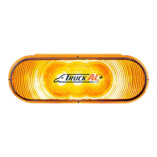 3 LED 6" Oval Light(Turn Signal)-Amber LED/Amber Lens - United Pacific 38066B