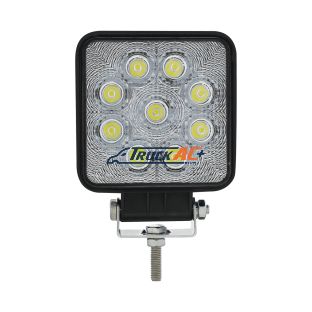 9 High Power LED 4-1/4" Square "Competition Series" Work Light - Flood - United Pacific 36618