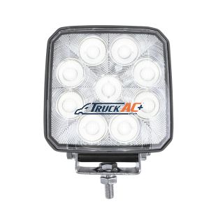9 LED High Power 3-7/8" Square Work Light-Flood - United Pacific 36702
