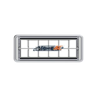 Chrome Plastic A/C Vent For 2001 & Earlier Kenworth -Center - United Pacific 41017