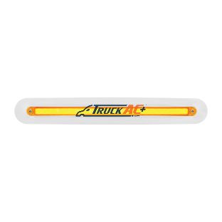 2005+ Freightliner 24 LED GloLight Mirror Light Bar - Amber LED/Amber Lens - United Pacific 32722