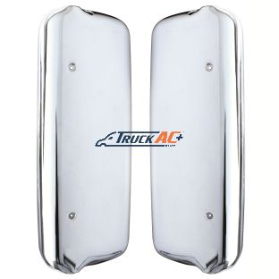 22-61710-000, 22-61710-001 Chrome Mirror Cover Set For Freightliner Century (2005-2010) & Columbia (2005-2020) - United Pacific 42060