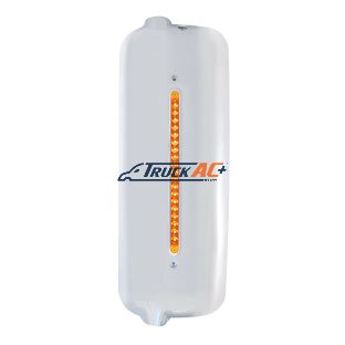 Mirror Cover With 19 Amber LED 12" Reflector Light Bar For Pre-2005 FL Century- Driver -Amber Lens - United Pacific 42322