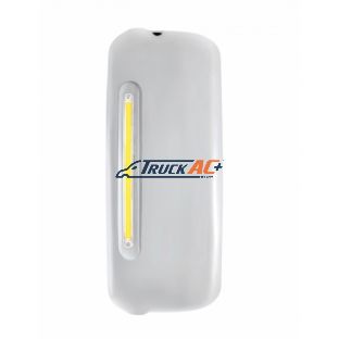 Mirror Cover With 24 Amber LED 12" GloLight For 2005+ Freightliner Century/Columbia- Driver -Clear Lens - United Pacific 42400