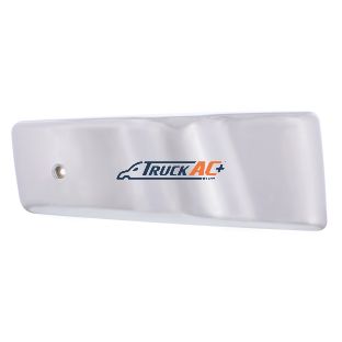 Chrome Plastic Bottom Mirror Post Cover For 1996-2010 Freightliner Century - Passenger - United Pacific 42029