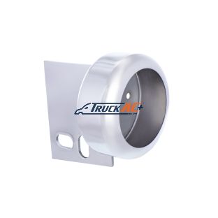 Chrome Steel Mud Flap Hanger End Light Bracket Only - United Pacific 10667