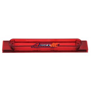 Conspicuity Reflector Plate Light Housing - Red (Each) - United Pacific 30890B