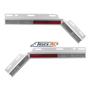 45 Degree Angled Conspicuity Reflector Plates (Pair) - United Pacific 10602