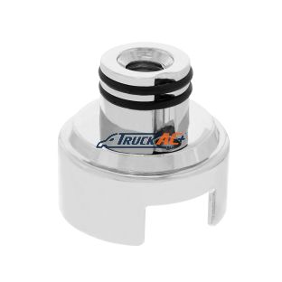 Gearshift Adapter W/LED Mount For Eaton-Fuller 13/15/18 Speed - Chrome/Vertical - United Pacific 70664B