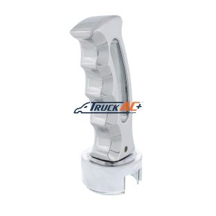 Slot Style Gearshift Knob With 13/15/18 Speed Adapter - Chrome - United Pacific 70684