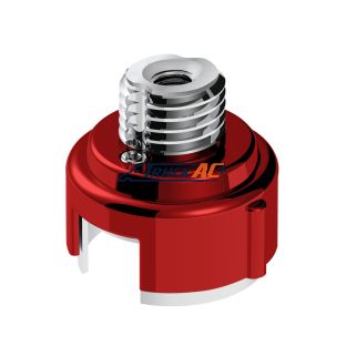 M30X3.5 Thread-On Gearshift Adapter W/LED Mount For Eaton-Fuller 13/15/18 Speed-Candy Red - United Pacific 71054