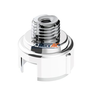 M30X3.5 Thread-On Gearshift Adapter W/LED Mount For Eaton-Fuller 13/15/18 Speed-Pearl White - United Pacific 71056