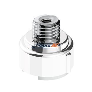 M30X3.5 Thread-On Gearshift Adapter W/LED Mount For Eaton-Fuller 9/10 Speed -Pearl White - United Pacific 71066
