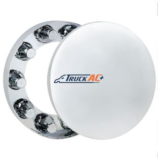Moon Front Axle Cover With 33mm Thread-On Low Profile Nut Cover - Chrome - United Pacific 10727