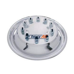 22-1/2" OD Stainless Front Wheel Simulator Set - 2 Vent Holes, Stud Piloted - United Pacific 20305
