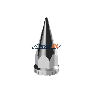 33mm x 4-3/4" Chrome Super Spike Nut Cover - Thread-On - United Pacific 10569B