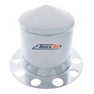 Chrome Pointed Rear Axle Cover 3PC Kit For 1-1/2" Nut Cover - Aluminum Wheel - United Pacific 10225