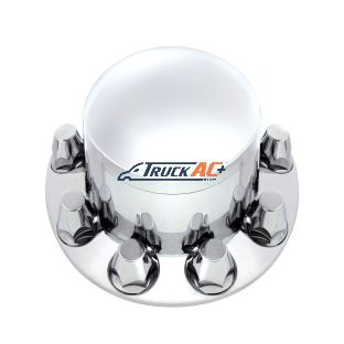 Dome Rear Axle Cover With 33mm Standard Thread-On Nut Covers - Chrome - United Pacific 10263